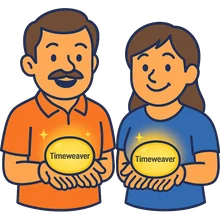 Timeweaver, story prompt books for grown Storyans