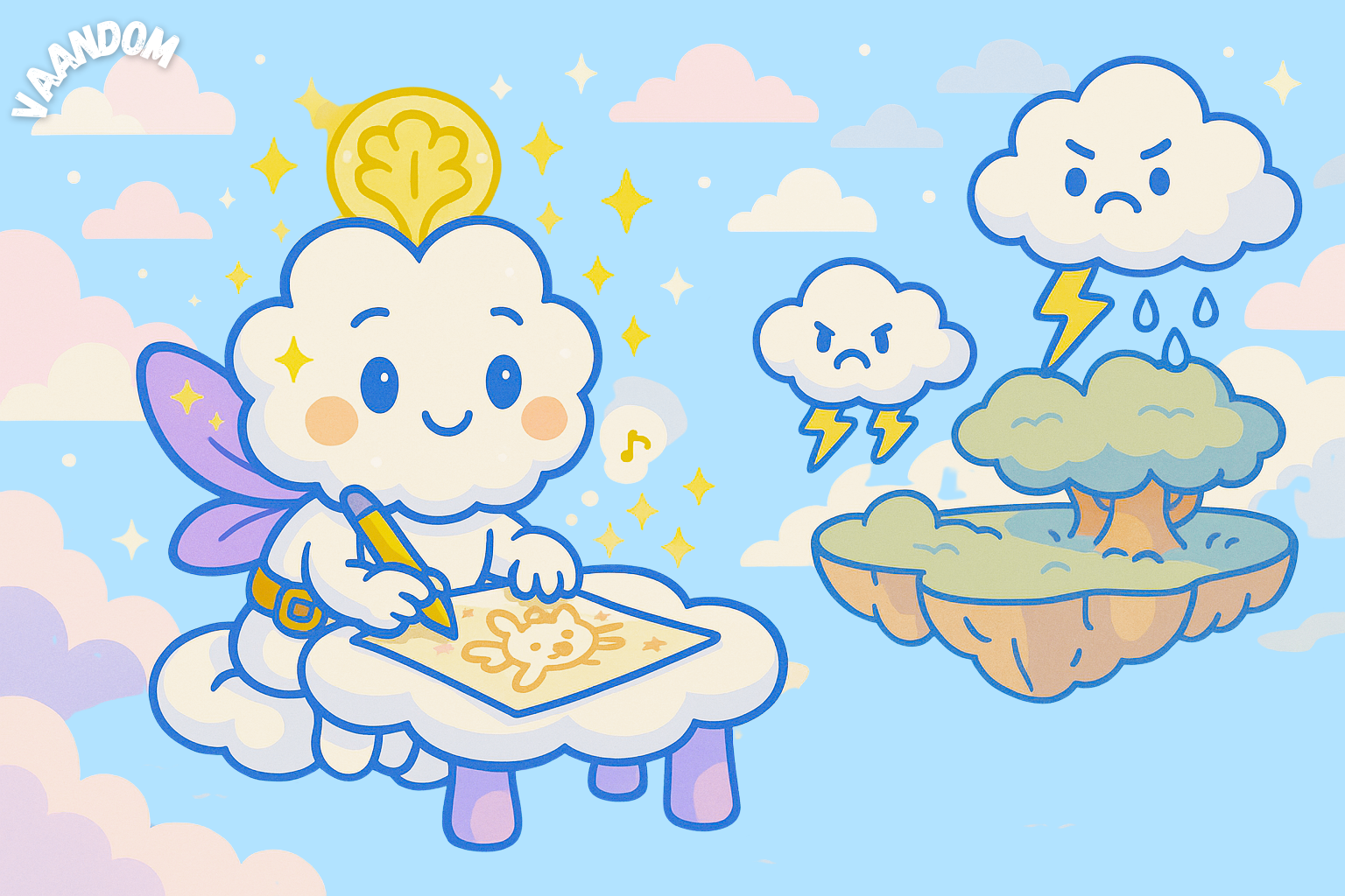 Vaandom islands illustration