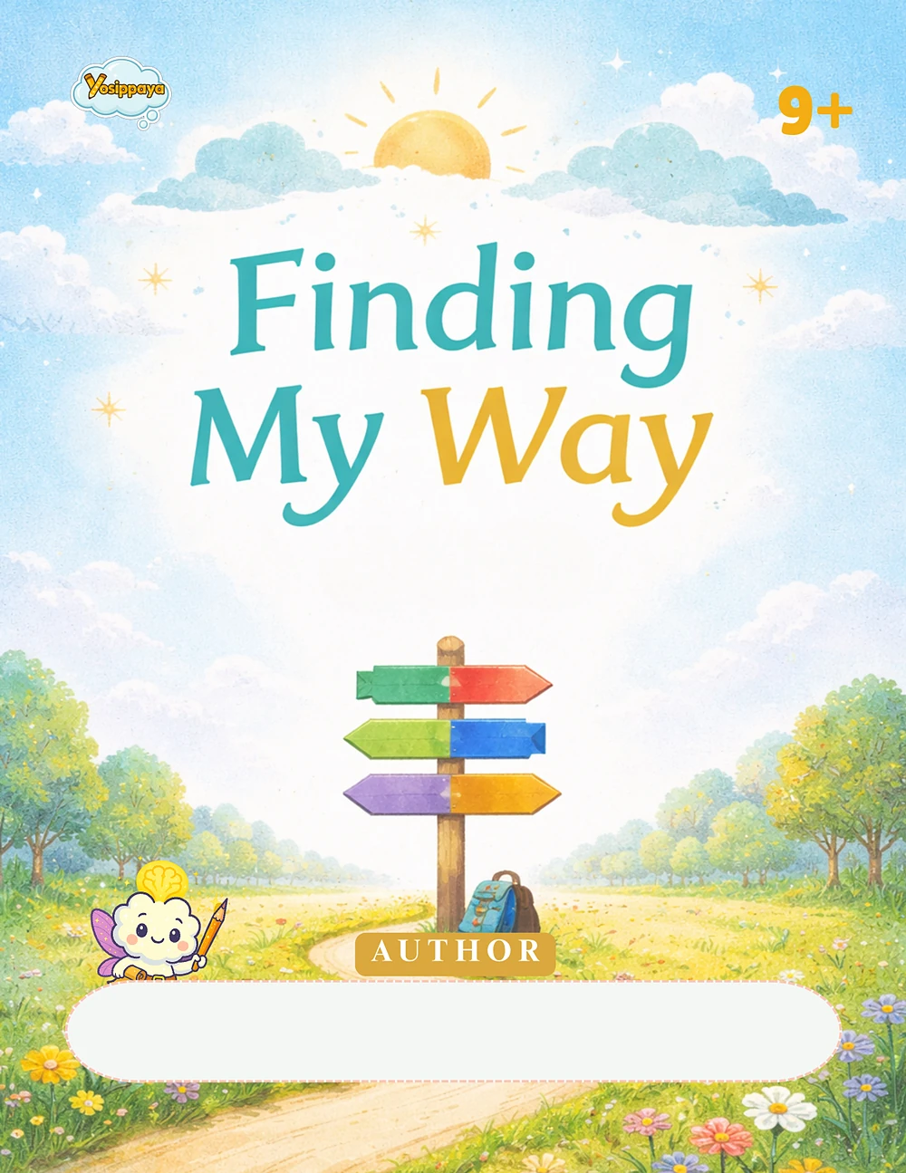 Finding My Way, a Yosippaya story prompt book cover