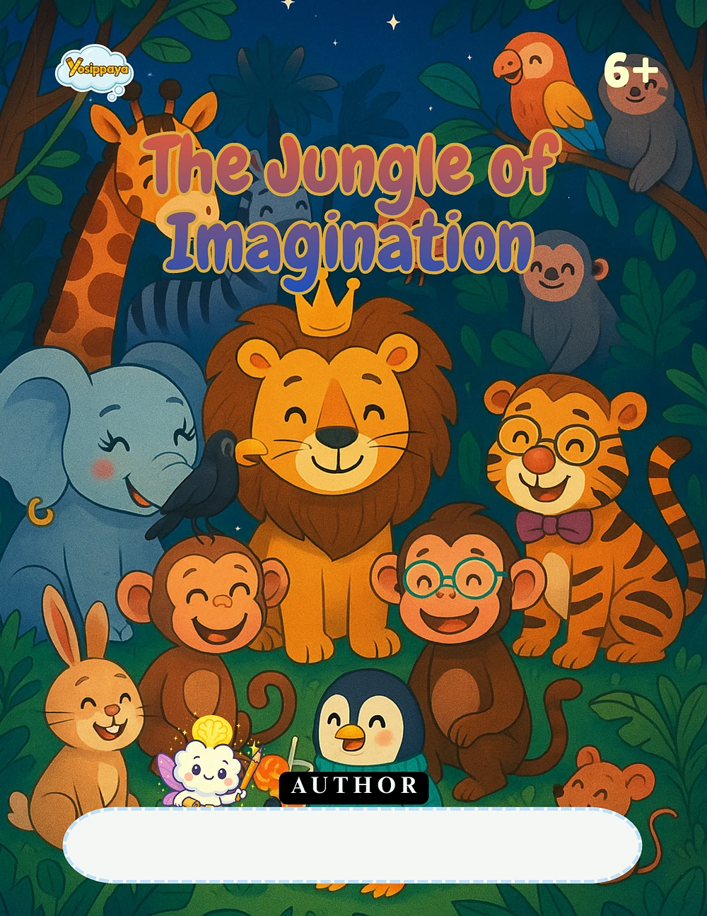 The Jungle of Imagination, a Yosippaya story prompt book cover